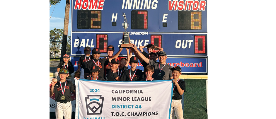 2024 Minors T.O.C. Champions: LALL AAA Giants!